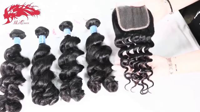 Aliexpress Online Shop Ali Queen Hair Peruvian Natural Wave Virgin hair 4Pcs Natural Color Human Ha смотреть онлайн