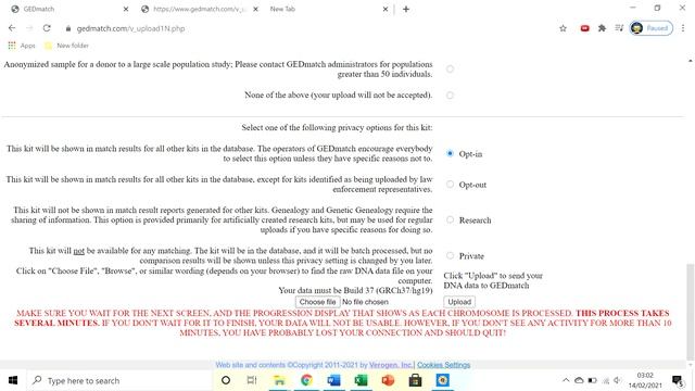 How to upload your DNA to Gedmatch (and opt in!) смотреть онлайн