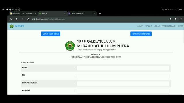membuat formulir ppdb online di website sekolah part7 - menampilkan detail calon siswa смотреть онлайн