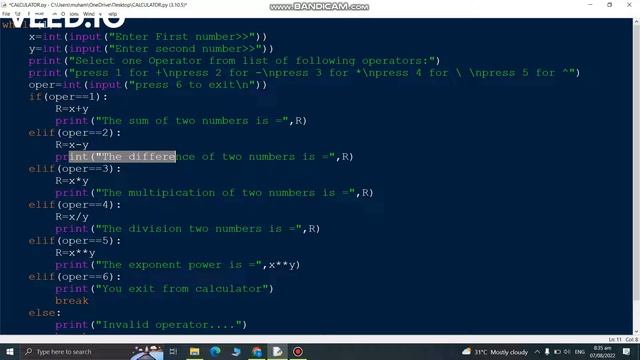 How to make a Simple Calculator by using Python смотреть онлайн