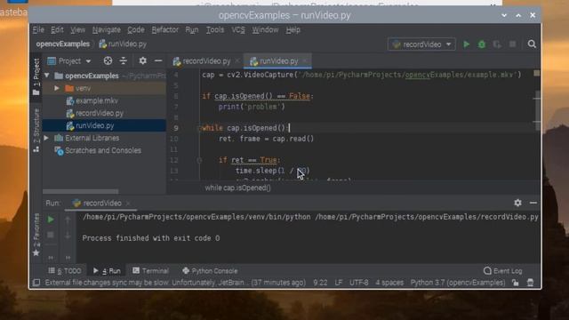 Crush Course OpenCV Raspberry Pi 4 - Face Detection with Pi Camera - Install Pycharm смотреть онлайн