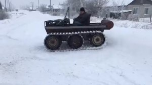 Самодельный гусеничный вездеход