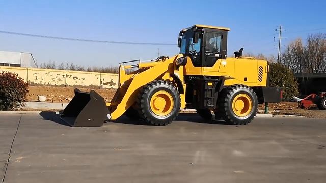 hot sale high efficiency 3ton wheel loader heavy duty construction machine front end shovel loader смотреть онлайн