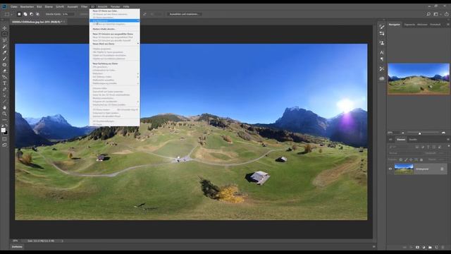 360° Panorama Editing in Photoshop CC 2018 for drone pictures смотреть онлайн