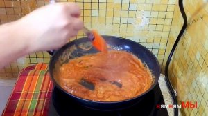 ПАСТА С МОРЕПРОДУКТАМИ В ТОМАТНОМ СОУСЕ