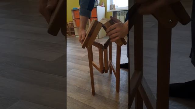 складной табурет из дуба смотреть онлайн