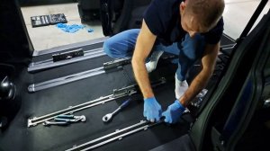 HONDA STEPWGN HYBRID RP5 2019/Краткий обзор с клиентом/Установка кресел второго ряда