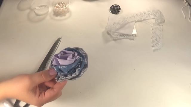 Матер-класс текстильная брошь-цветок без швейной машинки смотреть онлайн