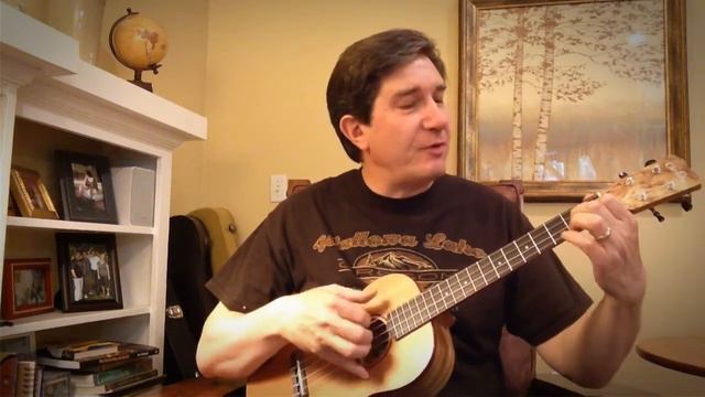 I'm My Woman's Favorite Dog - baritone uke blues смотреть онлайн