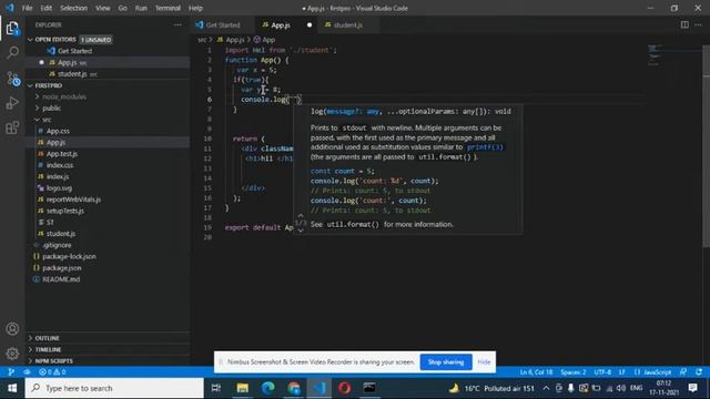 ES6 Variables var, let and const , (Hindi) смотреть онлайн