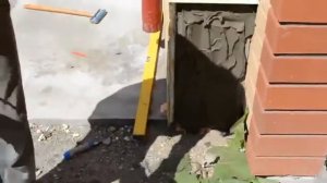 Монтаж угла фасадных панелей "Кирпичный Шпон".