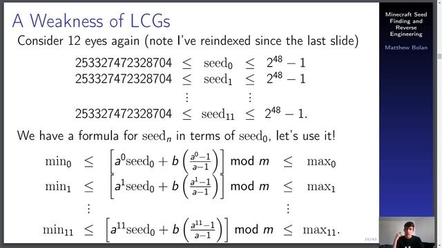 Minecraft Seedfinding Ep. 2 Pt.1 - A General Seedfinding Problem смотреть онлайн