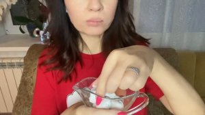 ASMR crunch clay &chalk 🤤_  Песчанка в креме из глины Голд🧡#asmr #relax #мелоежка #clayeating