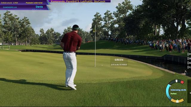 Players PGA Tour Golf Live Stream Let's Play CZ/SK смотреть онлайн