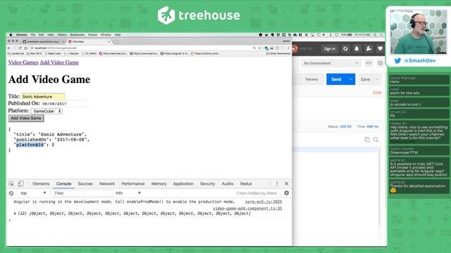 Treehouse LiveCoding: ASP.NET Core and Angular (week 3) смотреть онлайн