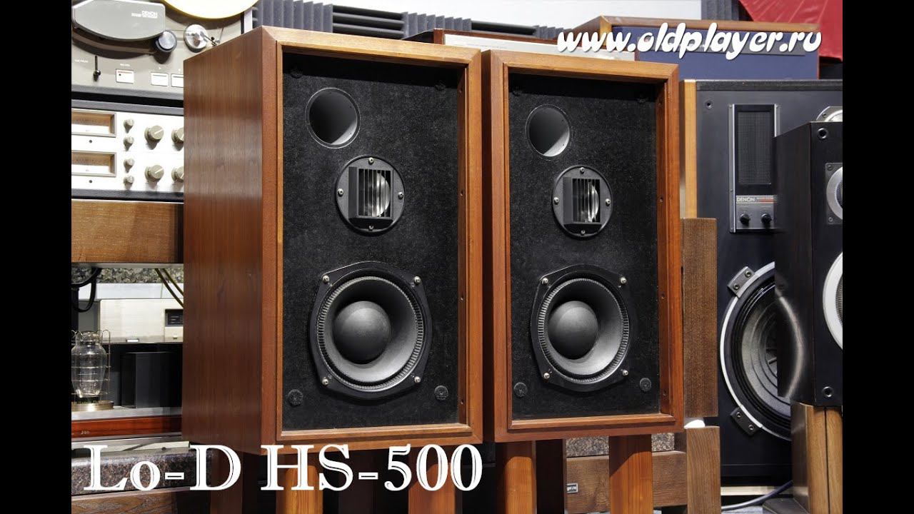 Lo-D HS-500 & SANSUI AU-α907MR тест Oldplayer. смотреть онлайн