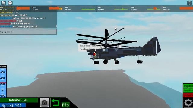 KA-52 Alligator (Flying alligator) Showcase and crashing to the canyon. ROBLOX PLANE CRAZY смотреть онлайн