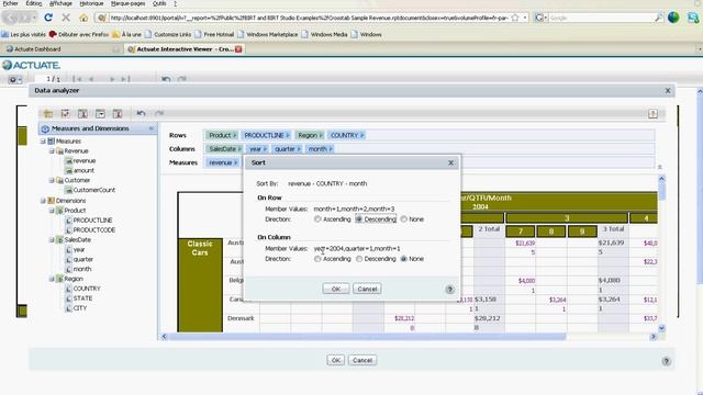 Cube and Crosstab Actuate BIRT Analyzer смотреть онлайн