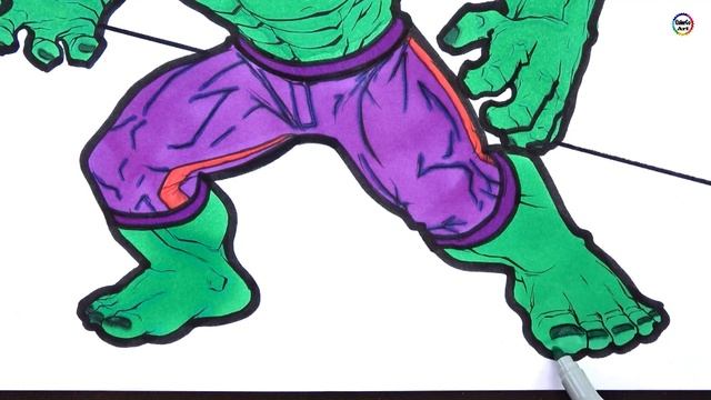 The Incredible Hulk Coloring, The SHREDDED Hulk Body Coloring Pages, Markers | Rival - Throne смотреть онлайн
