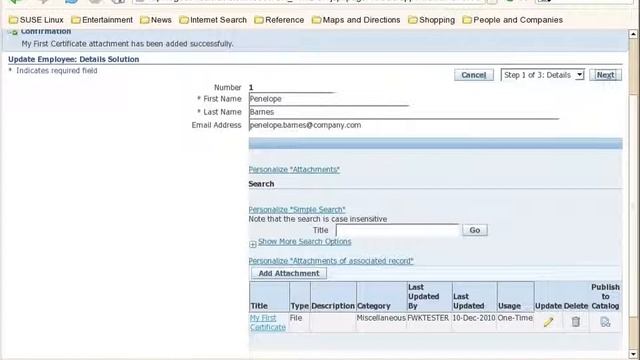 Adding attachments using personalizations in OAF R12 смотреть онлайн