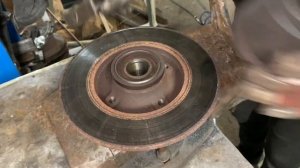 CITROËN C4 замена заднего магнитного кольца ABS