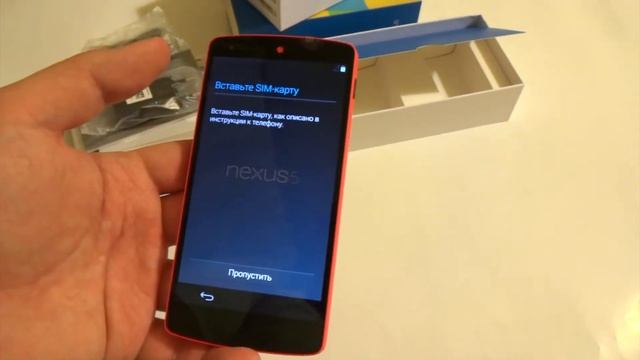 Nexus 5 Распаковка и первый запуск (Unboxing first boot) Лучше чем phone 6 смотреть онлайн
