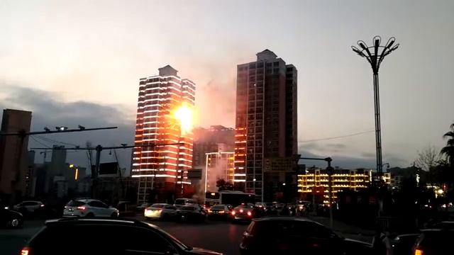 View of Nanchang city china... смотреть онлайн