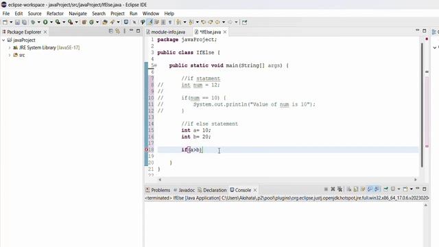 IF-ELSE Conditional statement in Java Part 8 | Java Tutorial смотреть онлайн