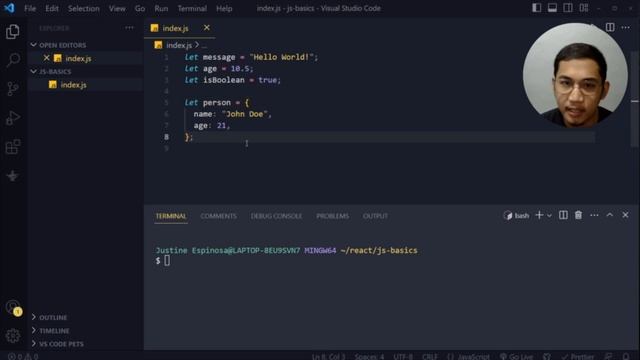 Essential JavaScript For React | #03 - Data Types смотреть онлайн
