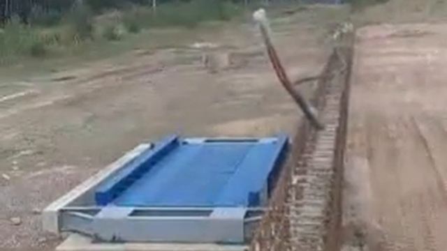 Строительство рампы, подъездного пути и ж/д весовой смотреть онлайн