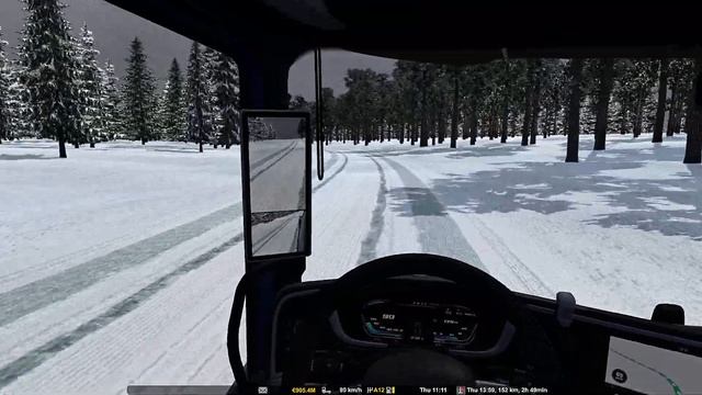 ETS2 1.47   Russian Open Spaces (rescaled) Map. + Ada Wong Co-driver Mod.