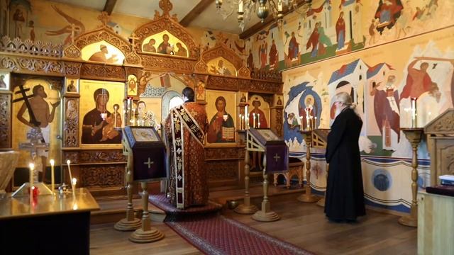 Пятая неделя поста - преп. Марии Египетской - Литургия смотреть онлайн