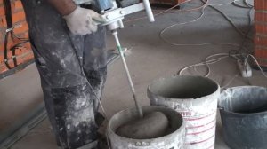 Как правильно замешать штукатурку Ceresit CT24, перемешивание через пять минут