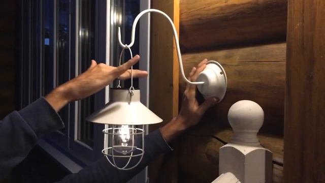 Садовый светильник на солнечной батарее ДАЧНОЕ РЕТРО, тёплый белый LED, 18x23 см, в асс. 895301 смотреть онлайн