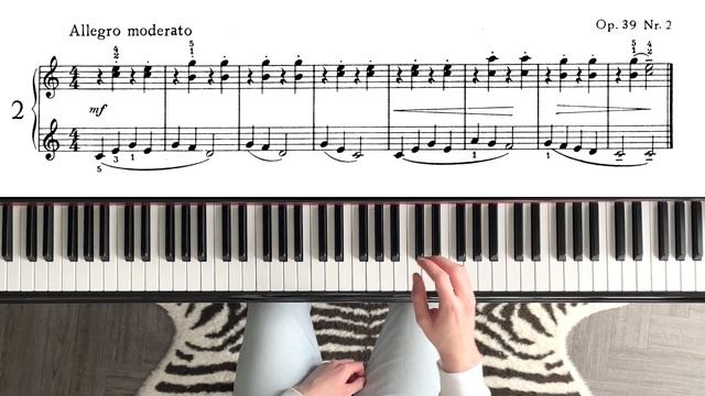 D. Kabalevsky op.39 nr. 2 - Polka | Piano Tutorial смотреть онлайн