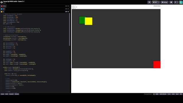 Learn JavaScript By Building A Game - Video 2 смотреть онлайн