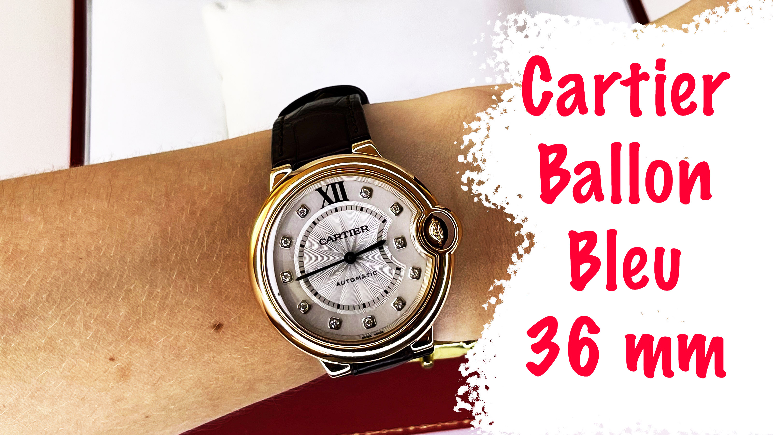 Обзор/Review Cartier Ballon Bleu 36 Mm