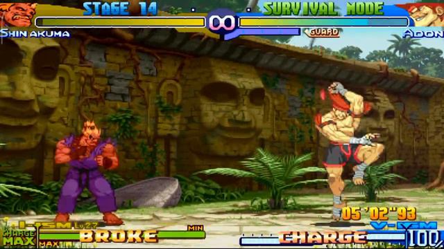 Street Fighter Alpha 3 Max - Survival Mode: Shin Akuma Custom ISM смотреть онлайн