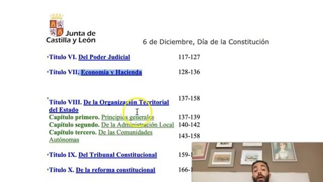Estructura de la Constitución Española смотреть онлайн
