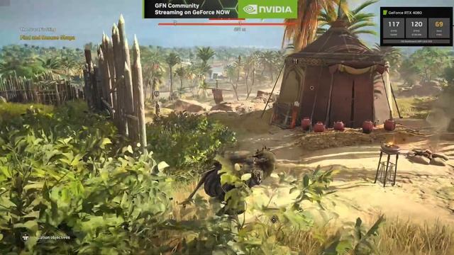 Geforce NOW Ultimate Tier | RTX 4080 | Assassin's Creed: Origins | 4K 120 HDR Game Play смотреть онлайн