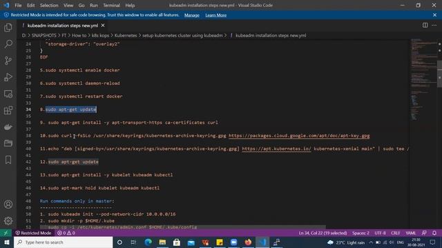[Sep-21]: How to Install Kubernetes on Ubuntu 20.04 LTS EC2 | Setup Kubernetes Cluster using Kubead смотреть онлайн