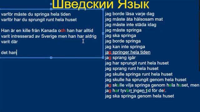 Шведский Язык Онлайн Урок Вебинар 14 часть 1ая смотреть онлайн