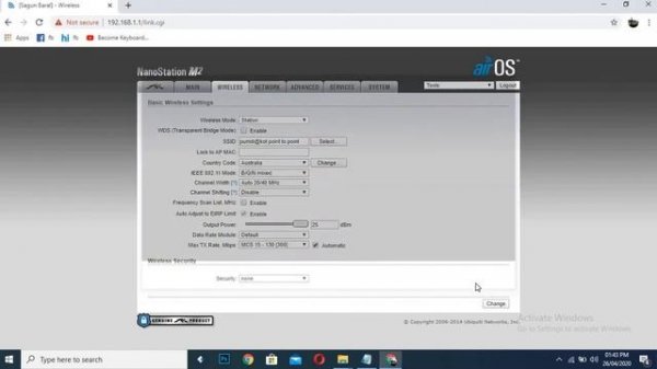 # wireless device , #ubntdevice, how to view AP signal .