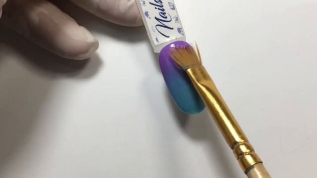 Экспресс градиент в 1 слой за пару минут! Градиент на ногтях. Быстрый градиент. смотреть онлайн