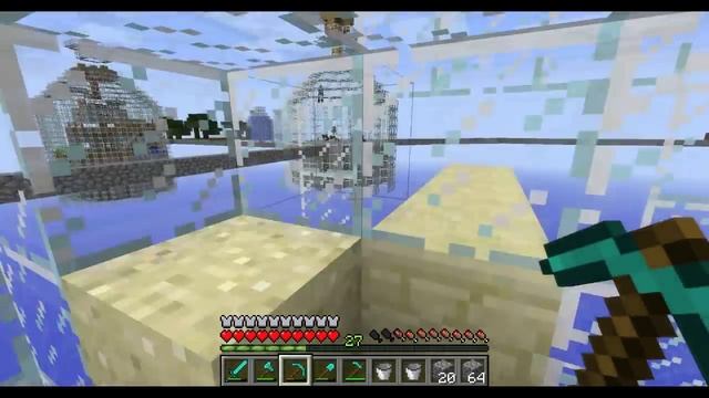 Выживание в бутылке #12 - ПУТЕШЕСТВУЯ ПО БУТЫЛКАМ - Minecraft Survival Map смотреть онлайн