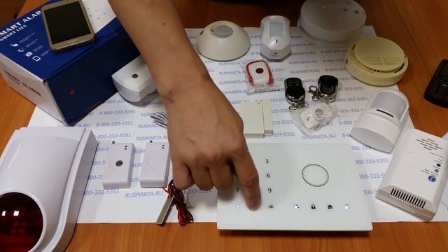 Как подключить датчик к беспроводной охранно-пожарной GSM сигнализации Страж Премиум смотреть онлайн