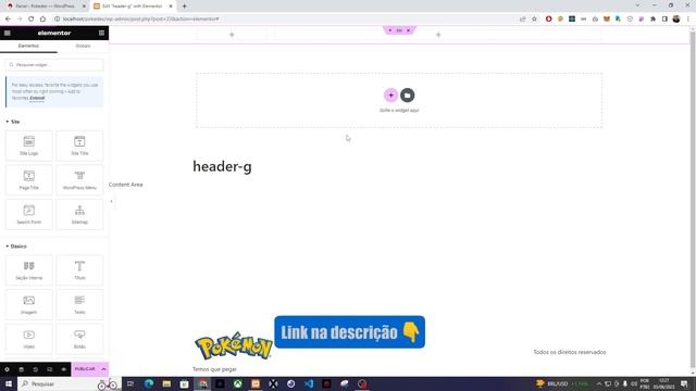 Aula 2 - Plugins & Header e Footer com Elementor | Pokedex com Wordpress, Jet Engine e Chat GPT смотреть онлайн