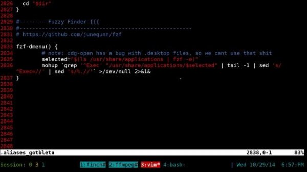 fzf-dmenu - App Launcher - Linux TUI