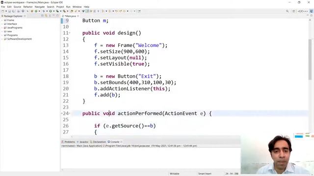 ActionListener Interface Concept and Explanation | With Example смотреть онлайн