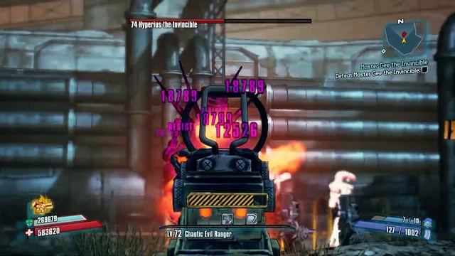 Borderlands 2 - Chaotic Evil Commando - Fast Kill Hyperius with the Lead Storm - Level 72 смотреть онлайн
